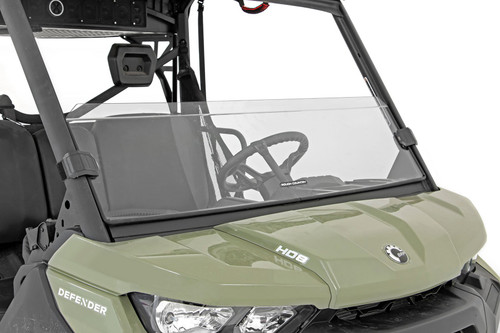 Half Windshield | Scratch Resistant | Can-Am Defender 4WD (16-22)