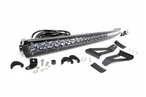 LED Light | Windshield Mnt | 50" Chrome Single Row | Jeep Cherokee XJ (84-01)