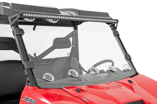 Vented Full Windshield | Scratch Resistant | Polaris Ranger 1000XP (16-21)/Ranger 900XP (13-21)