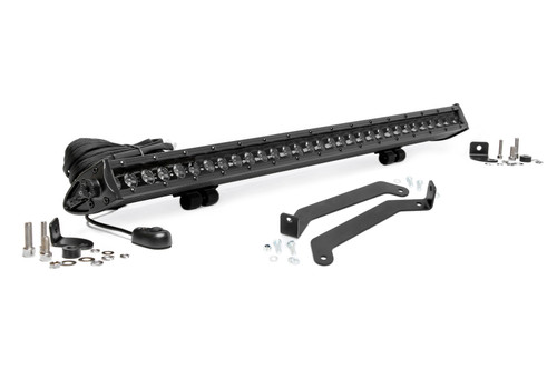 LED Light | Bumper Mount | 30" Black Single Row | Subaru Forester (14-18)