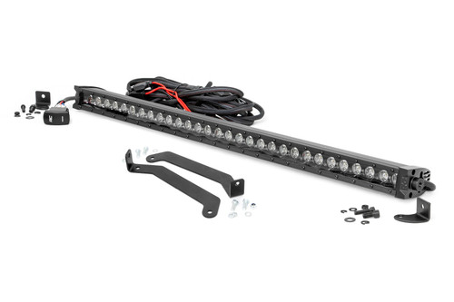 LED Light | Bumper Mount | 30" Black Single Row | White DRL | Subaru Forester (14-18)