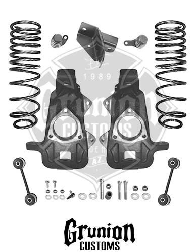 Dodge Ram 1500 2009-2016 Extended Cab 2/4 Lowering Kit McGaughys 44050