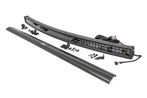 Black Series LED | 54 Inch Light| Curved Dual Row | White DRL