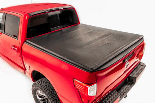 Bed Cover | Tri Fold | Soft | 5'7" Bed | No Utl Trk | Nissan Titan (17-22)