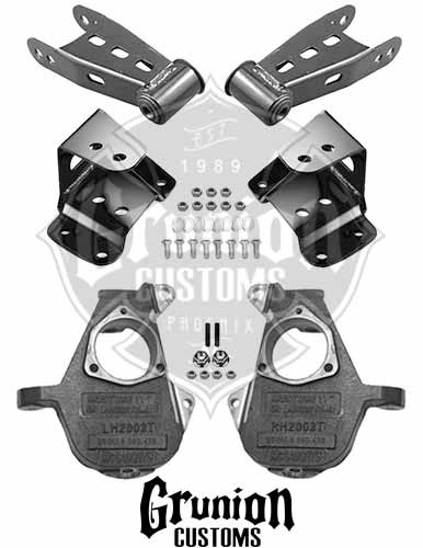 GMC Sierra 1500 1999-2006 Single Cab 2/4 Lowering Kit McGaughys 11004