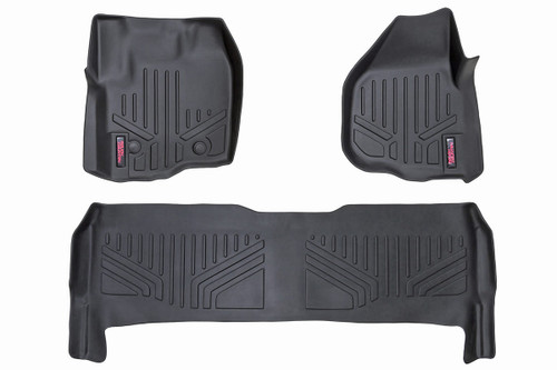 Floor Mats | FR & RR | Raised FR Pedal | Ford Super Duty (12-16)