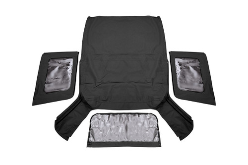 Soft Top | Replacement | Black | 2 Door | Jeep Wrangler JK (07-09)
