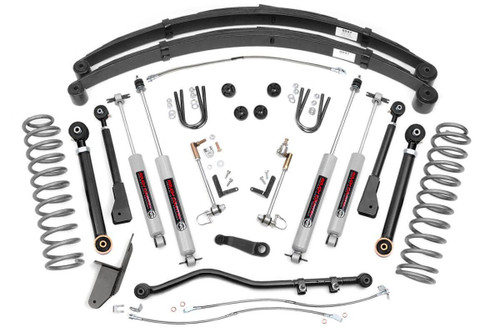 4.5 Inch Lift Kit | RR Springs | X-Series | Jeep Cherokee XJ (84-01)