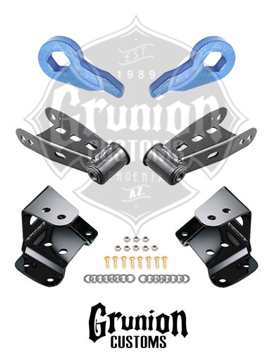 Chevy Silverado SS 2004-2006 Extended Cab 2/3.5 Lowering Kit McGaughys 33041