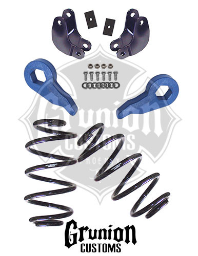  Chevy Suburban HD Auto Level Shocks 2001-2013 2/3 Lowering Kit McGaughys 33048