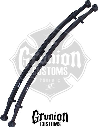 Chevy Silverado 1500 1999-2016 Rear 2" Drop Leaf Springs McGaughys 33046