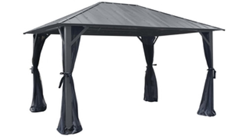 Seoul galvanised gazebo 10'x10'