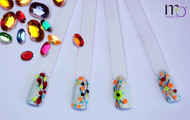 Decorate your nails with beautiful custom made gems with our Gem Gel!