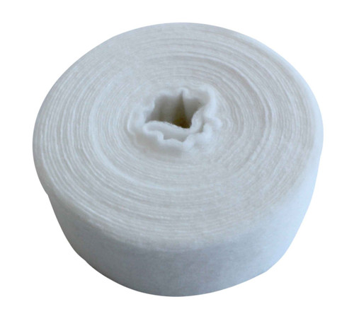 6 x 180 in or 4.57 m Cotton Bands Rolls, 1.10 in or 2.8 cm in width, 100% Cotton wraps, Super absorbent, Lint-free, Strong wet or dry, Hypo-allergenic.