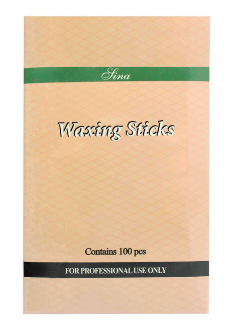 Small round tip Waxing Sticks, Thin, Perfect for facial waxing, Pack of 100.