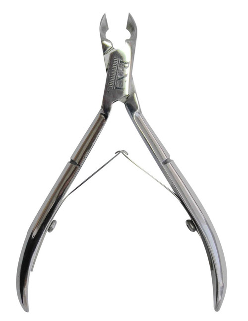 Chromed Cuticle Nipper with a 5mm cutting blade for professional or home use.