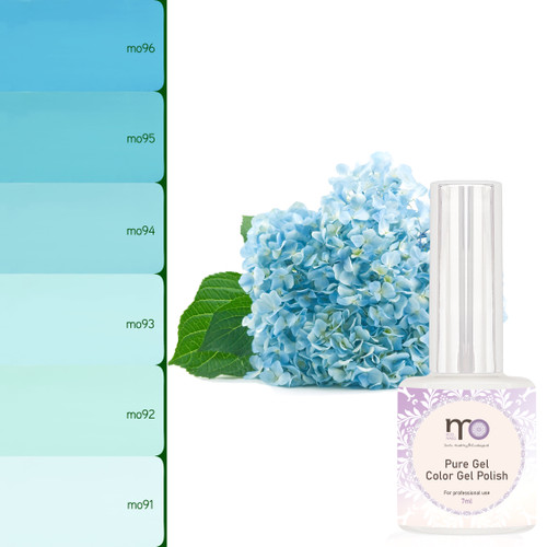 MO Gel Polish Colors - 7ml -  Blue Hydrangea Collection - SUMMER SALE 