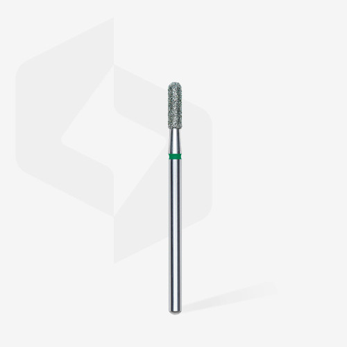 DIAMOND NAIL DRILL BIT  Rounded "Cylinder"- Green - 2.3