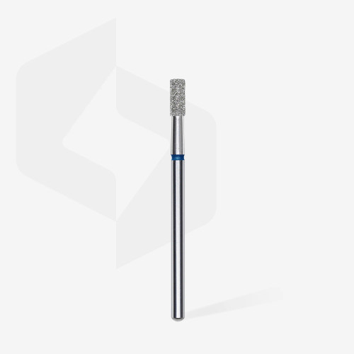 DIAMOND NAIL DRILL BIT   "Cylinder"- Blue 2.5 