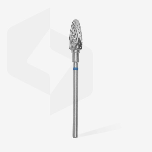 Carbide nail drill bit, "corn" blue, head diameter 6 mm / working part 14 mm