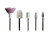 Drill Stone Bits Assorted with 5 various drill tips which can be used for manicures & pedicures, 1. Pink stone drill bit for heels, 2. Soft white drill bit for polishing the natural nail, 3. Thick white stone drill bit for filing down hard gels or very thick nails, 4. Thin white stone drill bit for filing down hard gels or very thick nails, 5. Metal thin-tipped drill bit for cuticles or in-fills.