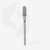 Carbide nail drill bit, rounded "cylinder", blue, head diameter 5 mm / working part 13 mm