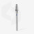 Carbide nail drill bit, "frustum", blue, head diameter 6 mm / working part 14 mm