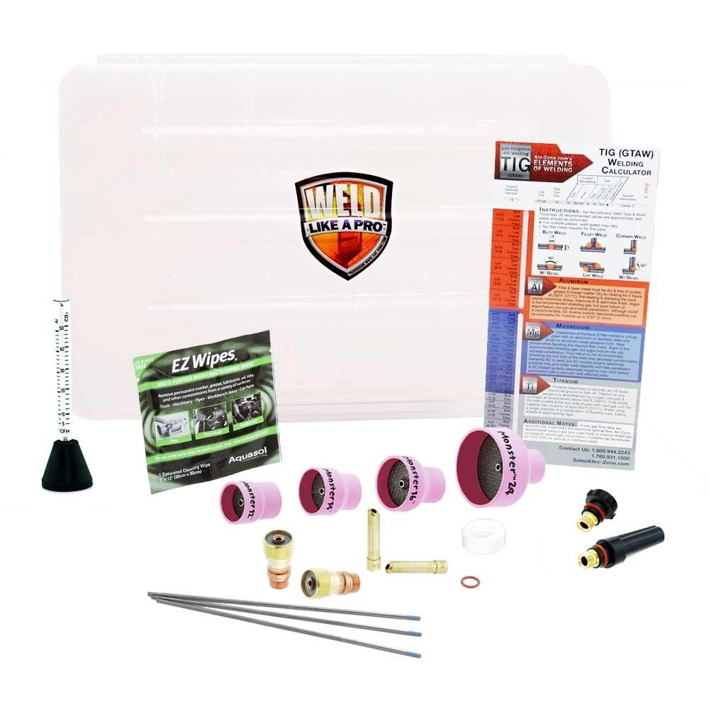 3-Series TIG Torch Cups & Accessory Kit - Welding Precision