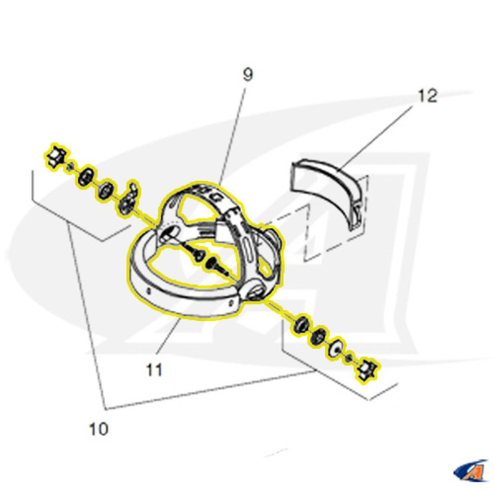 Adjustable-Replacement Headgear For Darkening Welding Helmet Parts ABS Headband