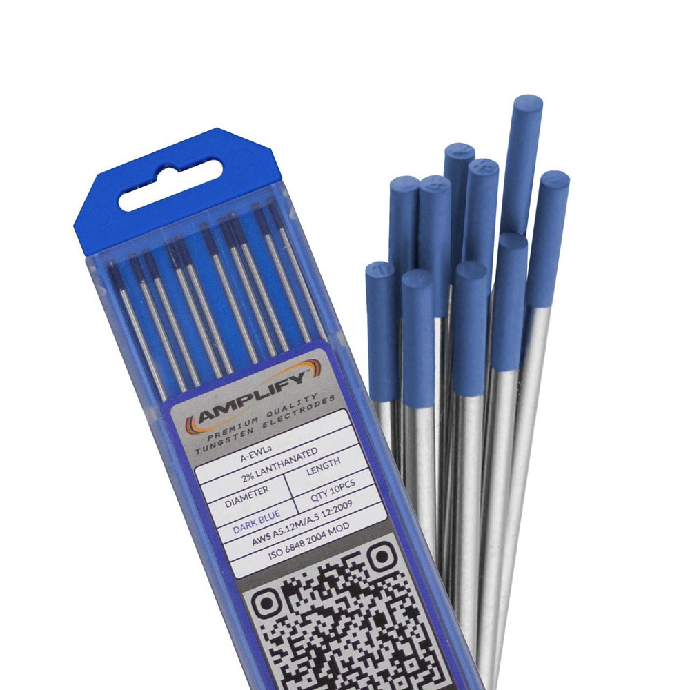 Amplify 2% Lanthanated Tungsten Electrodes - Dark Blue Tip