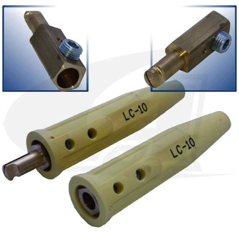 250 Amp Lenco Cable Connector - Yellow | Arc-Zone.com