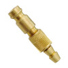 Arc-Zone Pro Quick-Release Single Shut-Off TIG QD Large Pin to 3/16" ID Hose 