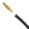 Arc-Zone Pro Quick-Release Single Shut-Off TIG QD Large Pin to 3/16" ID Hose 