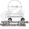 Profax PROFAX® High Capacity 10-to-120 Ton Turning Roll Sets - In Stock 