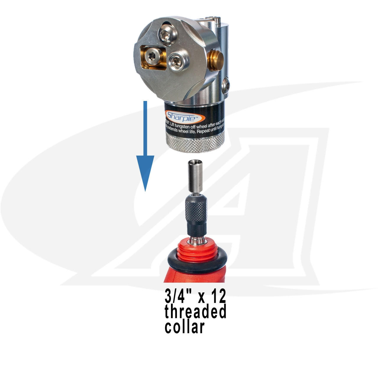 Adjustable Tungsten Grinder Head Kit - Precision Grinding