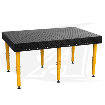 StrongHand Tools Alpha 5/8 Welding Tables w/ Six Legs, 72" x 48" 