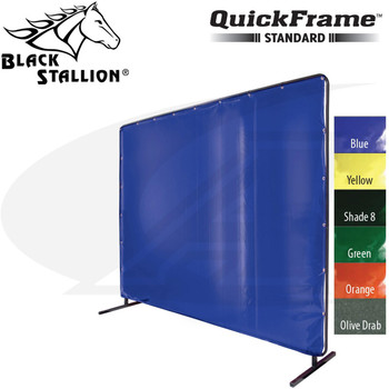 Black Stallion 6' x 10' Standard QuickFrame Welding Screen 