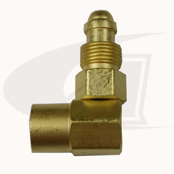 Oxygen Hose Coupler - 1/4 NPT to Male B Fitting - Glass House Supply