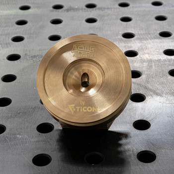 TIG Aesthetics Copper Chill Blocks for V-Band Flanges 