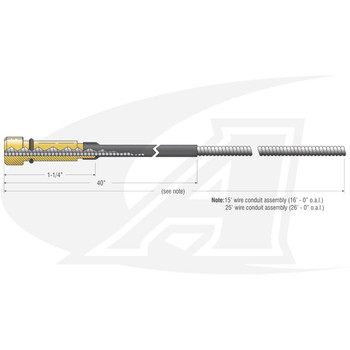 Profax Wire Conduit Assembly/Liner, 15' 