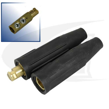 Lenco 500 Amp Cam-Lock Style Connectors - Black 