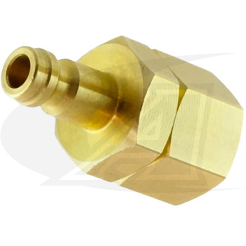 CK Worldwide Quick-Release Single Shut-Off TIG Water Hose Plug (Large Pin) 