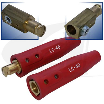 Lenco 350 Amp Lenco Cable Connector - Red 
