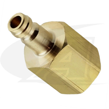 CK Worldwide Quick-Release Single Shut-Off TIG Gas Hose Plug (Large Pin) 