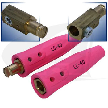 Lenco 500 Amp Lenco Cable Connector - Pink 