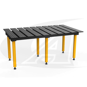 StrongHand Tools BuildPro™ 6.5' (1.98m) x 4' Welding Table - Nitride Finish 