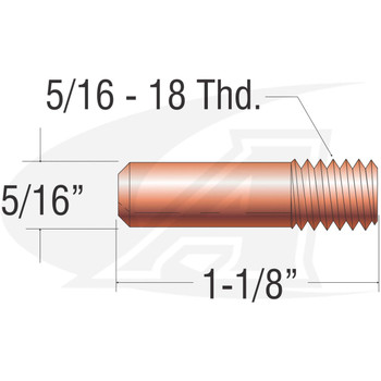 Profax .030" - .035" Contact Tips (Pack of 25) 