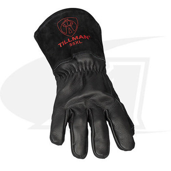  Tillman® Onyx® Top Grain/Split Cowhide Cotton Fleece Lined MIG Gloves 