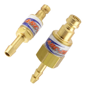 Arc-Zone Pro ZeroLoss™ Double Shut-Off QD Hose Plug for Existing TIG Systems 