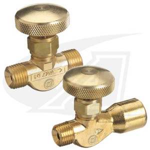 Western Enterprises Gas On/Off Valve - 1/4" NPT Male to 5/8"-18 RH Female 